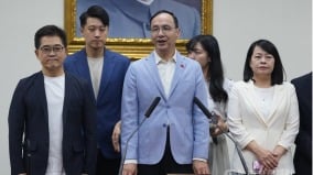 她篤定當選國民黨主席朱立倫晚間表達恭喜(圖)