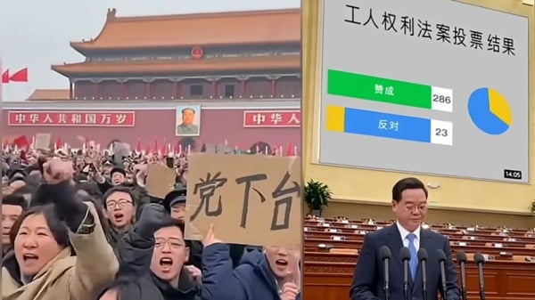 “中共垮台”视频疯传中国人民期盼多年的场景出现了(图)