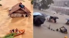 广西百色遭三轮台风侵袭多地被洪水浸泡近1个月(图)