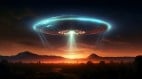 巨大UFO夜空现身当晚E-3哨兵式预警机开始行动(图)