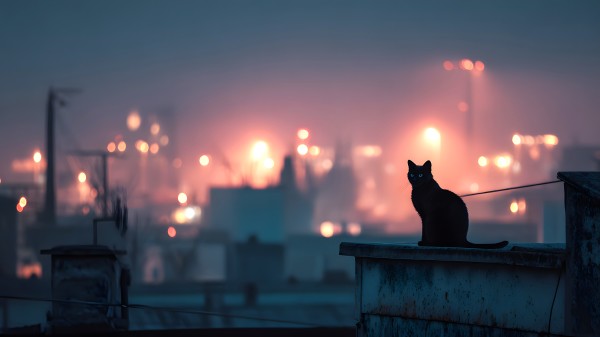 城镇 猫 1657911332