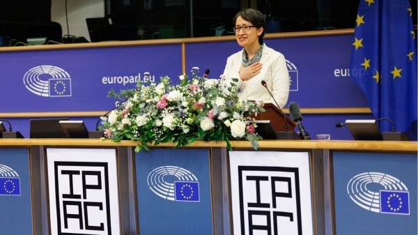 萧美琴赴欧发声创纪录流利英文成台湾软实力(图)