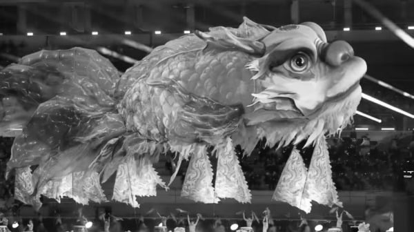 魚龍不僅成為十五屆全運會開幕式最炸裂的名場面。