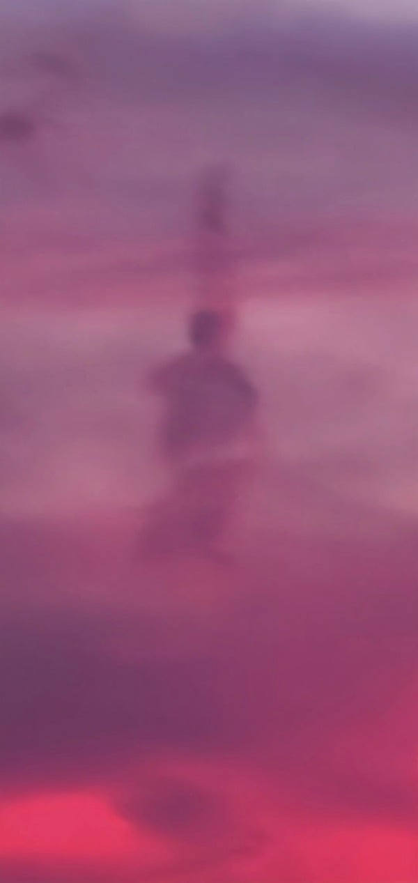 更有細心的網友放大對比後發現——這個人形雲影的面部輪廓、髮型、身形比例，竟與中共黨魁習近平驚人地相似！