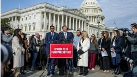 美国会通过公开爱泼斯坦档案法案送交川普签署(图)