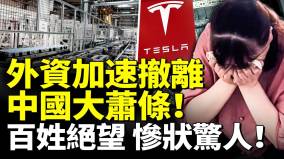 特斯拉和中国脱钩外资加速撤离中国大萧条(视频)
