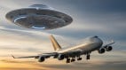拍飞机意外拍到UFO迪士尼的黑色光环(图)