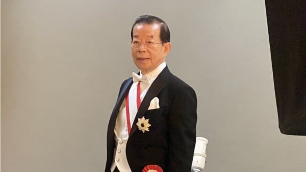 114年11月11日，总统府资政、前驻日代表谢长廷获授“旭日大绶章”。