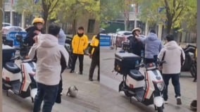 石家庄外卖员传离职被扣80工资刀捅俩主管1死1伤(组图)