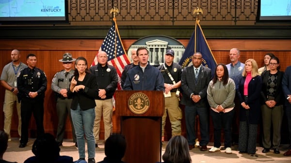 肯塔基州UPS货机坠毁至少9死州长宣布紧急状态(图)