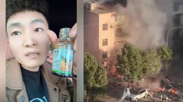 11月30日，湖南郴州一家烟花爆竹门店老板开直播喝毒药，引爆烟花自尽。