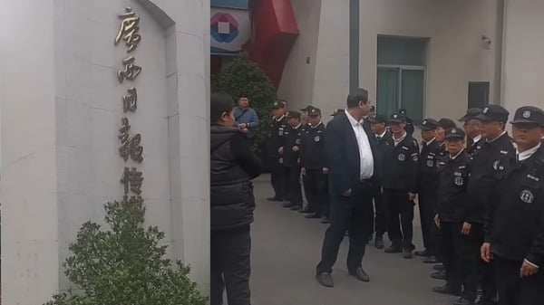 “连党媒都开始欠钱了”《广西日报》报社被堵门讨薪(图)