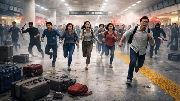 生死瞬间凭自救遇恐袭“逃-躲-反制”黄金逃生法(组图)