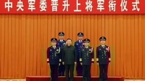 军队清洗近尾声胡锦涛卷土重来大本营两空军晋升上将(图)