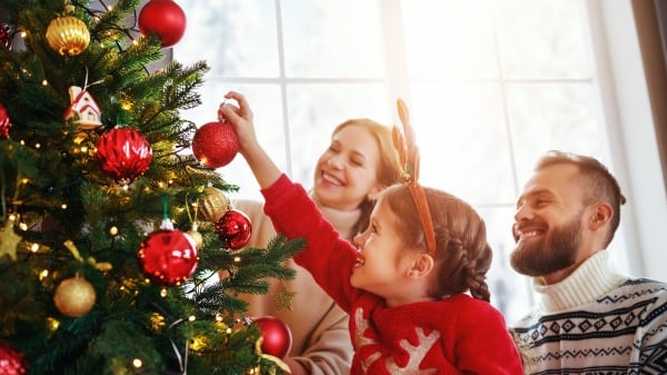 圣诞树 家人
