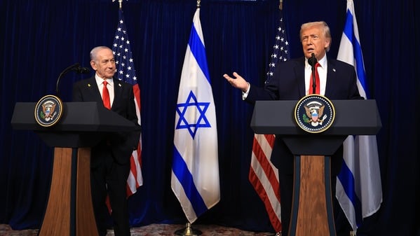 川普会晤以色列总理聚焦加沙停火与伊朗局势(图)