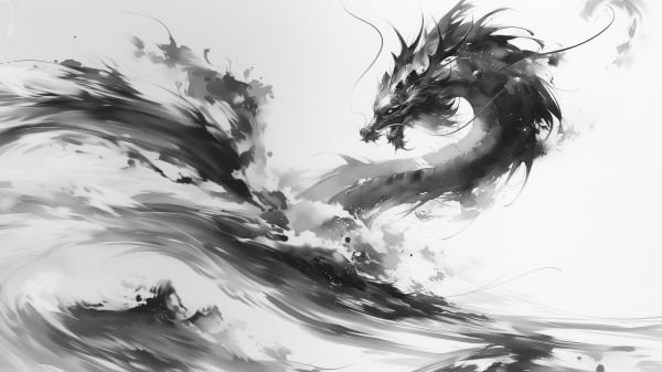 水墨龙(16:9)