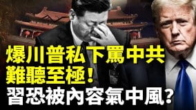 爆川普私下骂中共难听至极习近平恐被气中风(视频)