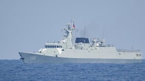 中共強化海上軍事存在美航母再現南海(圖)