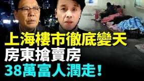 上海房价惨跌陆家嘴房子流拍中介也头大两亿身家地铁大王破产(视频)