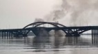 北京潮白河大橋起火坍塌濃煙滾滾場面駭人(圖)