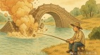 桥塌了跟我钓鱼的有什么关系(组图)