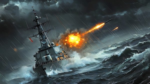驅逐艦發射數百發砲擊只因「牠們」傾巢而出(圖)