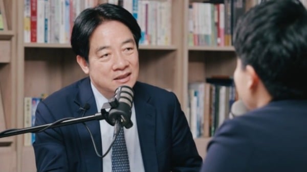 賴清德總統5月5日接受網路節目「敏迪選讀」專訪（圖片來源：視頻截圖）