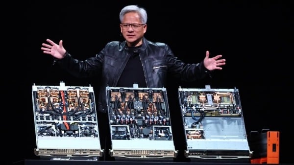 黃仁勳指出，輝達AI超級電腦製造過程，是台灣科技生態系統卓越成就的證明。