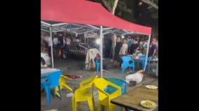 武汉烧烤排档突发枪击案致1死2伤视频曝光(组图)