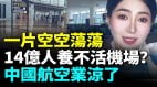 中國各大機場空蕩蕩乘客稀少；幸福航空虧損幾十億停飛(視頻)