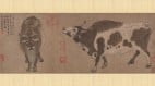 现存最古老的纸本中国画韩滉〈五牛图〉形神兼备(组图)