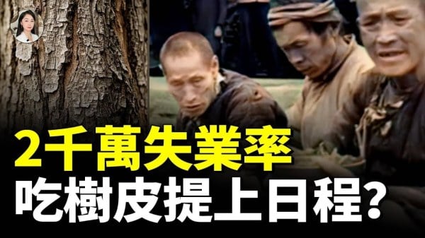 高关税重创中国；2000万失业即将来临网友热议“树皮吃法”(视频)