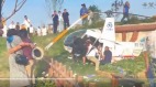 五一假期灾难高发苏州景区直升机坠落1死4伤(图)