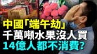 中国端午节商户哀嚎粽子没人买市场空荡荡千万吨水果滞销(视频)