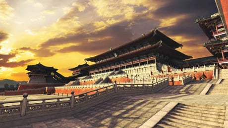 大明宮復原圖。