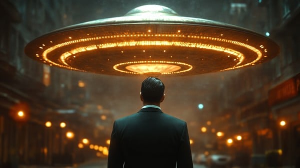 UFO 不明飛行物 西裝 男子 1138812510