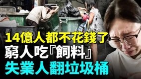 中国打工人开始吃饲料为生；满大街倒闭破产(视频)