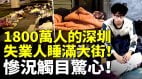1800萬人的深圳失業人睡滿大街慘況觸目驚心(視頻)