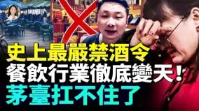 禁酒令爆雷五星酒店摆摊自救高端白酒要崩盘(视频)