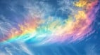 中国将有巨变发生香港天空出现燃烧彩虹(图)