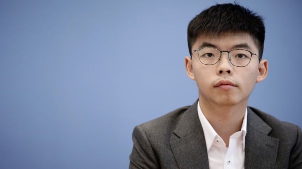 黃之鋒獄中服刑被捕遭控勾結境外勢力(圖)
