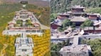 太原太山博物馆突然坍塌多栋建筑被夷为平地(图)