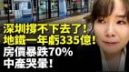 深圳撐不下去了地鐵一年虧335億房價暴跌70中產哭暈(視頻)