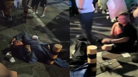 傳河南交警酒駕撞到拾荒老人車掄頭盔打老人致頭部出血(圖)