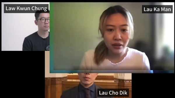 网传3流亡港人“秘密会议”片段刘珈汶：中共的AI深伪影片(图)