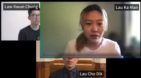 網傳3流亡港人「秘密會議」片段劉珈汶：中共的AI深偽影片(圖)