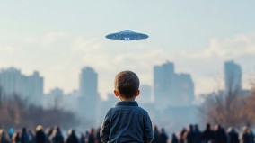 UFO从天而降62名学生与外星人近距离接触(图)