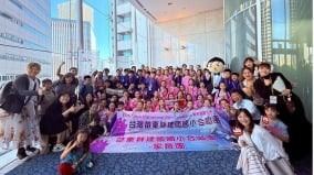 建國國小合唱團東京奪金機長空中祝賀添溫情(組圖)