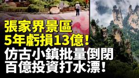 张家界景区5年亏损13亿仿古小镇批量倒闭百亿投资打水漂(视频)